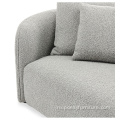 Горячая продажа роскошная ткань угловой диван для среднего